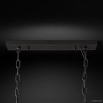 Odeon Deco Prism Rectangular Tiered Chandelier 40"