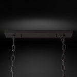 Odeon Deco Prism Rectangular Tiered Chandelier 40"