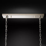 Odeon Deco Prism Rectangular Tiered Chandelier 40"