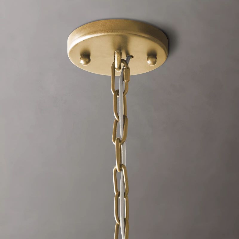 Odeon Deco Prism Tiered Square Chandelier 34"