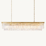 Odeon Deco Prism Rectangular Tiered Chandelier 72"
