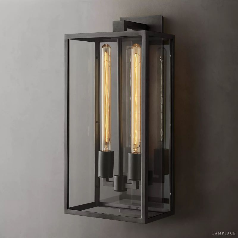 Beckman Framed Glass Wall Sconce