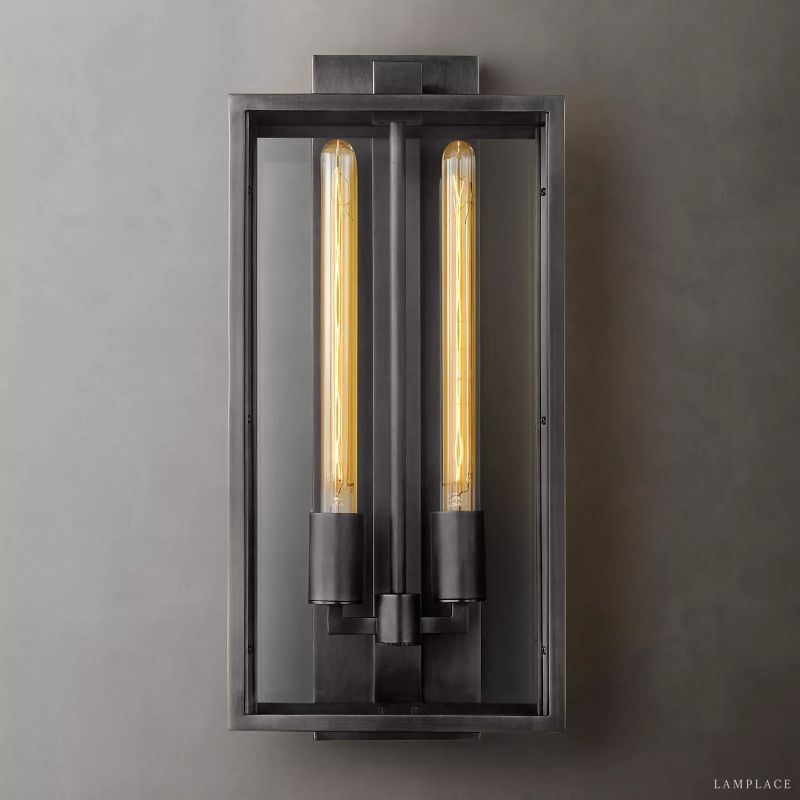Beckman Framed Glass Wall Sconce