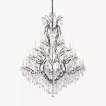 Rococo Vintage Crystal Round Chandelier 72"