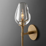 Tulip Crystal Petal Wall Sconce