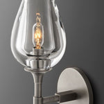 Tulip Crystal Petal Wall Sconce