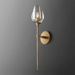 Tulip Crystal Petal Wall Sconce