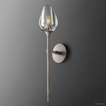 Tulip Crystal Petal Wall Sconce
