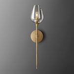 Tulip Crystal Petal Wall Sconce