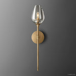 Tulip Crystal Petal Wall Sconce