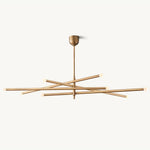 Rousselin 8-Light Mobile Orb Chandelier 68"