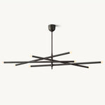 Rousselin 8-Light Mobile Orb Chandelier 53"