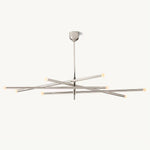 Rousselin 8-Light Mobile Orb Chandelier 53"
