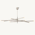 Rousselin 8-Light Mobile Orb Chandelier 68"