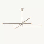 Rousselin 8-Light Mobile Orb Chandelier 53"