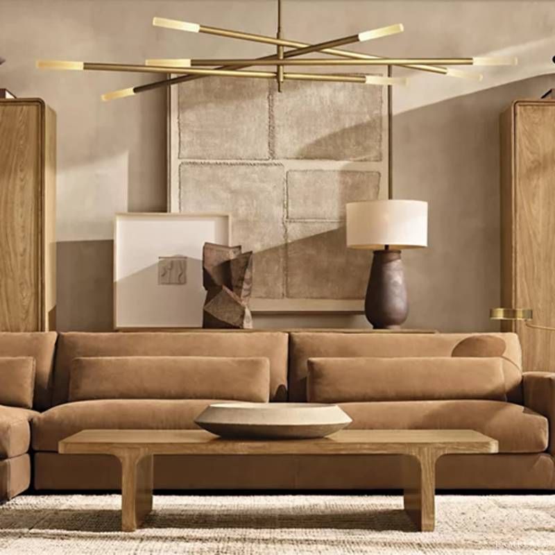 Rousselin 8-Light Mobile Orb Chandelier 53"