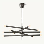 Rousselin 10-Light Mobile Orb Chandelier 38"