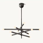 Rousselin 10-Light Mobile Orb Chandelier 38"