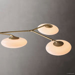 Sylvaine Frosted Glass Linear Chandelier 60"