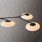 Sylvaine Frosted Glass Linear Chandelier 60"