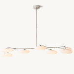 Sylvaine Frosted Glass Linear Chandelier 60"