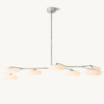 Sylvaine Frosted Glass Linear Chandelier 60"