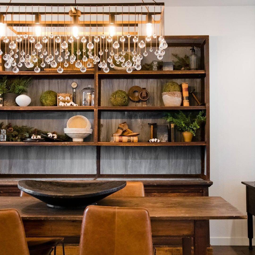 Aubrey Crystal Ball Rectangular Chandelier