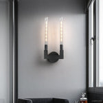 Cannele Ribbed Glass Double Wall Sconce