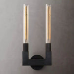 Cannele Ribbed Glass Double Wall Sconce