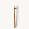Cannele Ribbed Glass Torch Wall Sconce