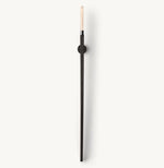Cannele Ribbed Glass Torch Wall Sconce