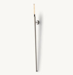 Cannele Ribbed Glass Torch Wall Sconce