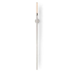 Cannele Ribbed Glass Torch Wall Sconce