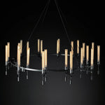 Fontanelle Vintage Glow Round Chandelier 70"