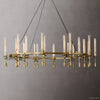 Fontanelle Vintage Glow Round Chandelier 70"