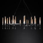 Fontanelle Vintage Glow Round Chandelier 70"
