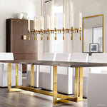 Fontanelle Vintage Glow Linear Chandelier 66"