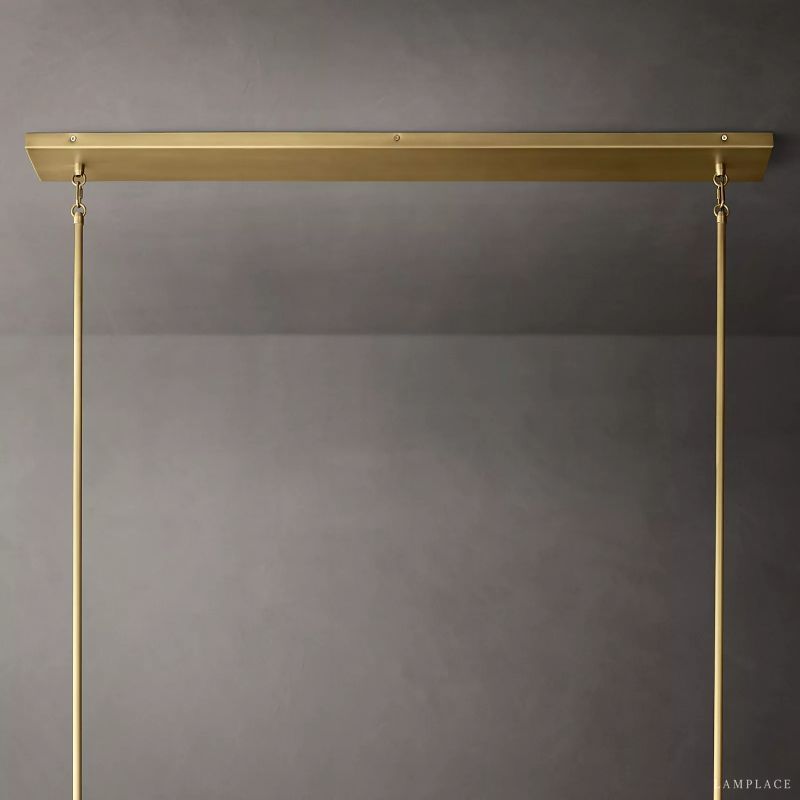 Fontanelle Vintage Glow Linear Chandelier 66"
