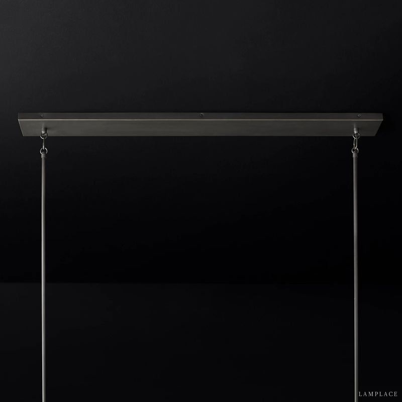 Fontanelle Vintage Glow Linear Chandelier 66"