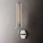 Lambert Hexagonal Glass Wall Sconce