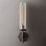 Lambert Hexagonal Glass Wall Sconce