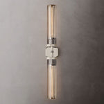 Lambert Hexagonal Glass Double Wall Sconce