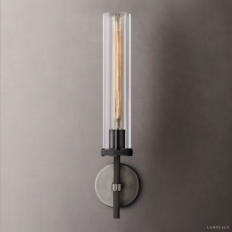Lambert Cylindrical Glass Wall Sconce