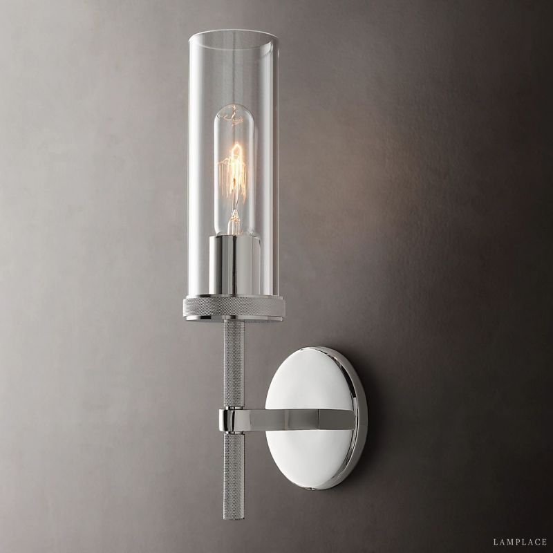 Lambert Cylindrical Glass Wall Sconce