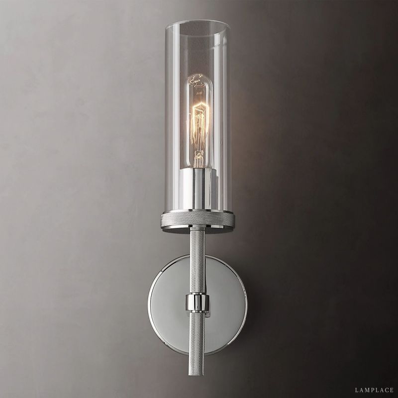 Lambert Cylindrical Glass Wall Sconce