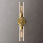 Lambert Cylindrical Glass Double Wall Sconce