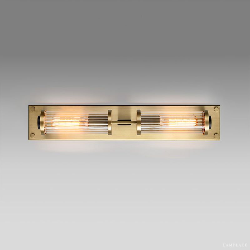 Vallon Channel Glass Linear Wall Sconce