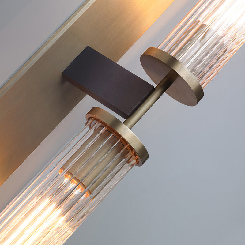 Vallon Channel Glass Linear Wall Sconce