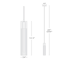 Vallon Channel Glass Pendant Light