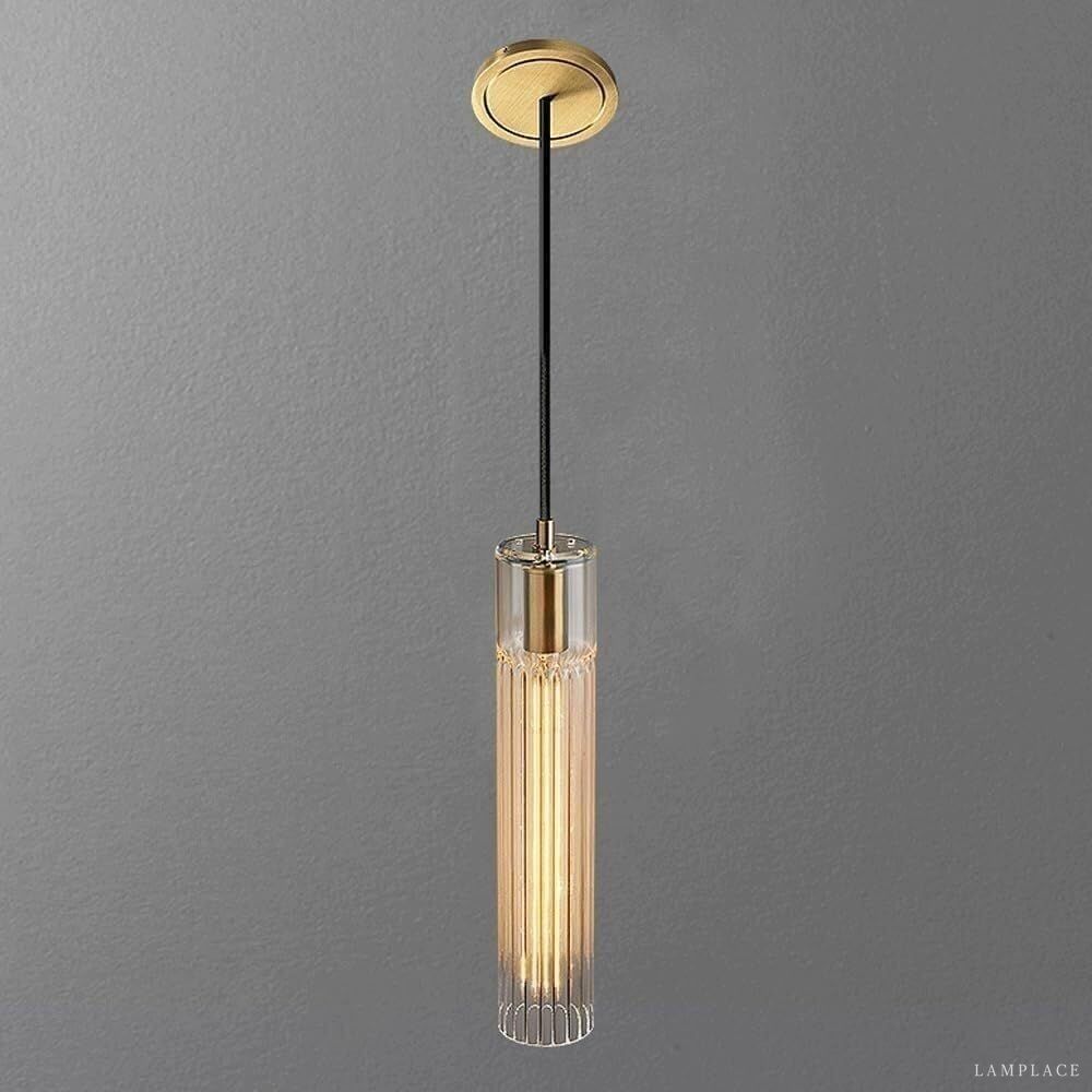 Vallon Channel Glass Pendant Light